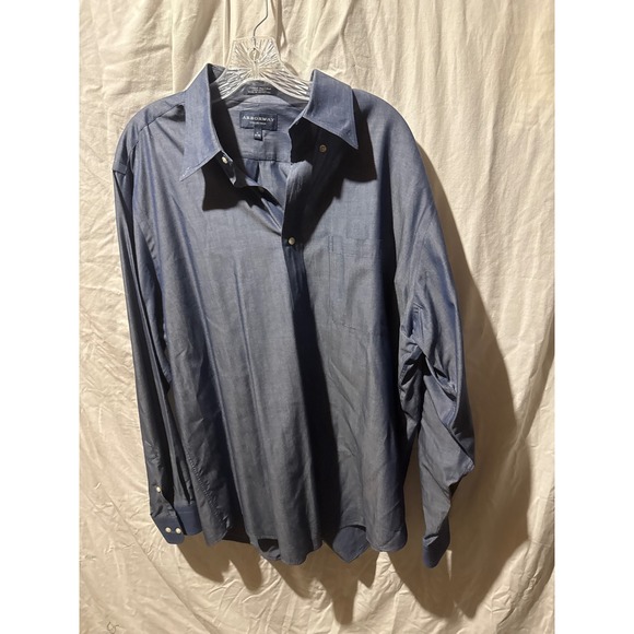 Arborway Collection Other - Arborway Collection Mens Blue Button Down Dress Shirt 17 34/35 Cotton